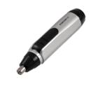 Portable Black Silver Tone Removable Blade Nose Hair Trimmer
