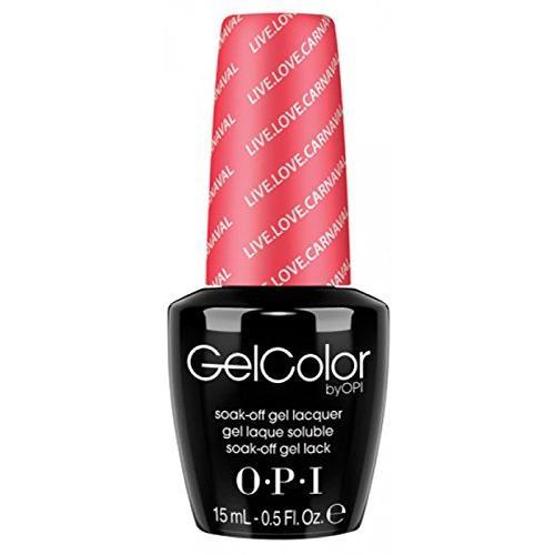 Opi Gel Color Nail Polish Lacquer - Brazil Collection - Gc A69 - Live. Love. Carnaval, 0.5 Fluid Ounce