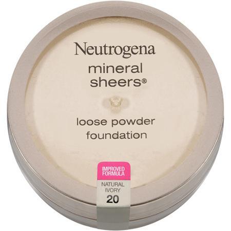 Neutrogena Mineral Sheers Loose Powder Foundation Spf 20, Natural Ivory , 0.19 Oz
