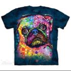 The Mountain Blue Cotton Russo Pug Design Novelty Parody Adult T-shirt (l) New