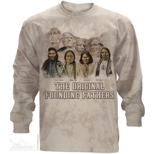 The Mountain White Cotton The Originals Design Adult Long Sleeve T-shirt (l) New