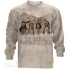 The Mountain White Cotton The Originals Design Adult Long Sleeve T-shirt (l) New