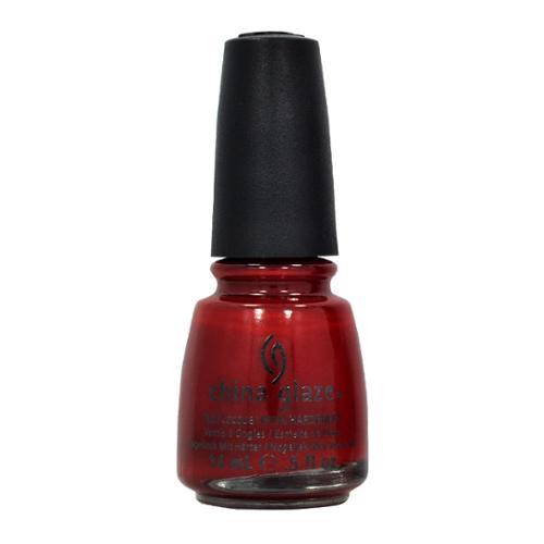 China Glaze 0.5oz Nail Polish Lacquer Clay Red, High Maintenance 321