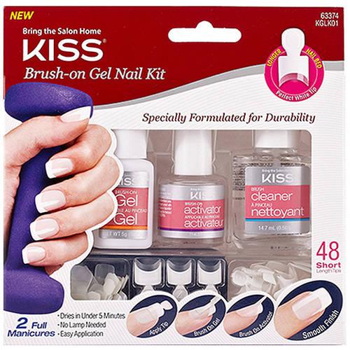 Kiss Brush-on Gel Nail Kit Pc