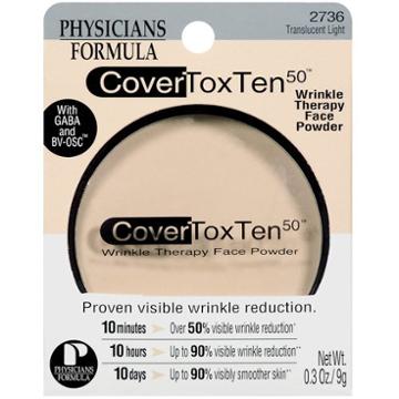 Cover Tox Ten 50 Wrinkle Therapy Face Powder, Translucent Light 2736