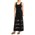 Fourteenth Place Women's Lace Inset Maxi Dress