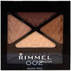 Rimmel London Glam'eyes Quad Eye Shadow 2 Smokey Brun, 0.148 Oz