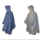 Totes Isotoner Unisex Hooded Pullover Rain Poncho With Side Snaps (pack Of 2), Blue