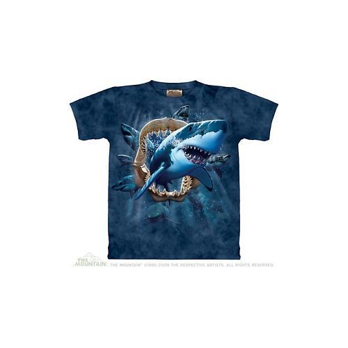 Shark Attack T-shirt, Adult 3x