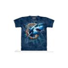 Shark Attack T-shirt, Adult 3x