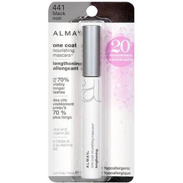 Almay One Coat Nourishing Lengthening Mascara, Black 0.27 Oz