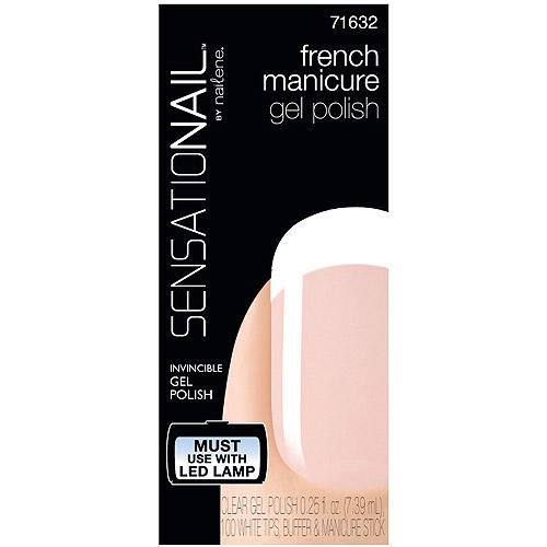 Sensationail French Manicure Gel Polish Kit 632 Clear, 103 Pc