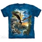 The Mountain Adult Dark Blue 100% Cotton Find 11 Eagles T-shirt