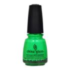 China Glaze 0.5oz Nail Polish Lacquer Clay Green, In The Lime Light 640