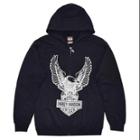 Harley-davidson 5x-large Men's Eagle Hoodie, Hooded Sweatshirt Zip, Black (5xl) 30296661