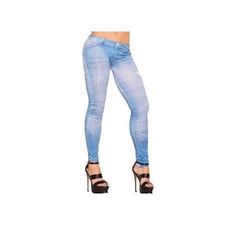 Blue Sexy Blue Jeggings Espiral 1846 Blue , Large