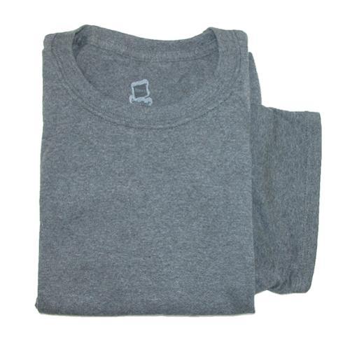 Hanes Large Mens Comfortblend Ecosmart Crewneck Short Sleeve Shirt, Dark Grey
