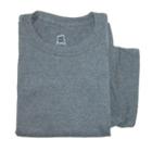 Hanes Large Mens Comfortblend Ecosmart Crewneck Short Sleeve Shirt, Dark Grey