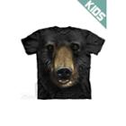 The Mountain Black 100% Cotton Black Bear Face Awesome Youth T-shirt
