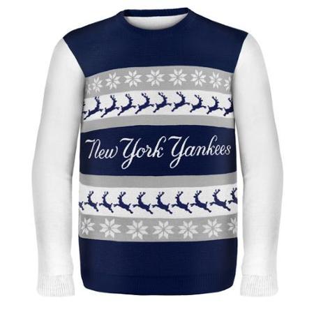 New York Yankees Wordmark Mlb Ugly Sweater