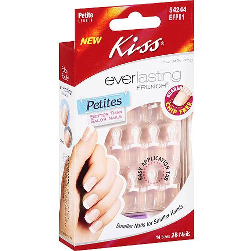 Kiss Everlasting French Pink Petite Length Nail Kit Ct