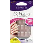 Nailene So Natural Everyday French Artificial Nail Kit 643 Short Pink, 27 Pc