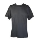 Hanes Medium Mens Comfortblend Ecosmart Crewneck Short Sleeve Shirt, Black