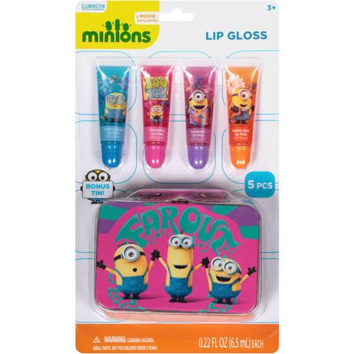 Gift Set Minions Lip Gloss Set, 5 Pc