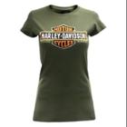 Harley-davidson Medium Women's Juniors T-shirt, Bar & Shield Short Sleeve (m) 30290605