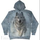 The Mountain White Cotton Snow Plow Awesome Animal Hoodie Cool New