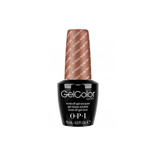 Opi Gel Color Nail Polish Lacquer - San Francisco Collection - Gc F53 - A-piers To Be Tan, 0.5 Fluid Ounce