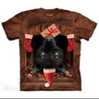 The Mountain Brown Cotton Batty Holidays Design Novelty Adult T-shirt New