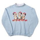 Miles Kimball 2xl Light Blue Christmas Kittens Sweatshirt
