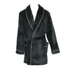 Majestic International Small / Medium Mens Satin Lined Smoking Jacket, Black