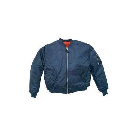 Fox Outdoor Mens Ma-1 Flight Jacket, Navy 099598086145