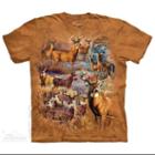 The Mountain Tan Cotton Hunter's Paradise Design Novelty Adult T-shirt New