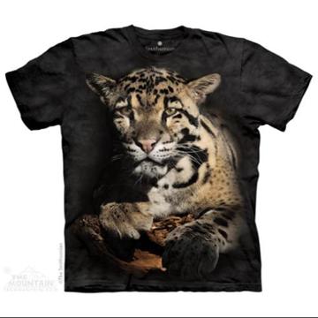 The Mountain Black Cotton Clouded Leopard Novelty Adult Smithsonian T-shirt