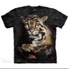 The Mountain Black Cotton Clouded Leopard Novelty Adult Smithsonian T-shirt