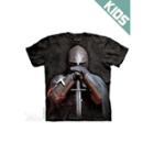 The Mountain Black 100% Cotton Knight Graphic Animal Novelty T-shirt