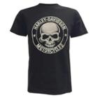 Harley-davidson 3x-large Men's H-d Skull Badge Short Sleeve T-shirt Black 30298293