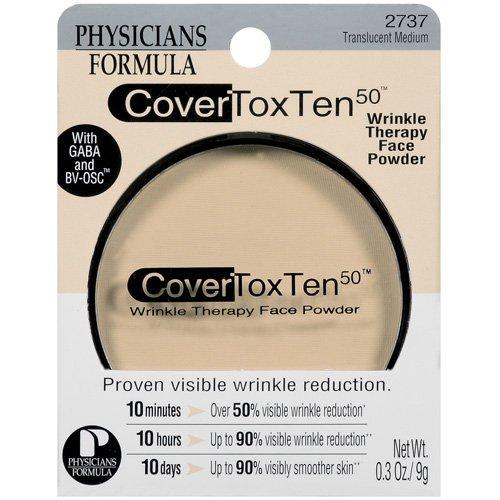 Cover Tox Ten 50 Wrinkle Therapy Face Powder, Translucent 2737