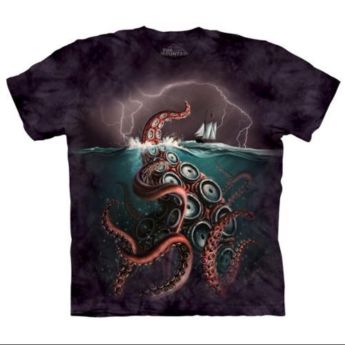 The Mountain New Brown 100% Cotton Unleashed Graphic Casual Novelty T-shirt