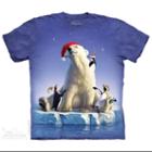 The Mountain Purple Cotton Polar Party Holiday Novelty Adult T-shirt New