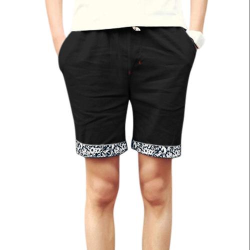 Azzuro Men's Mid Rise Drawstring Waist Front Pockets Casual Shorts (size / W32)