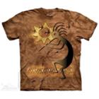 The Mountain Brown 100% Cotton Fertility Glyph Novelty T-shirt