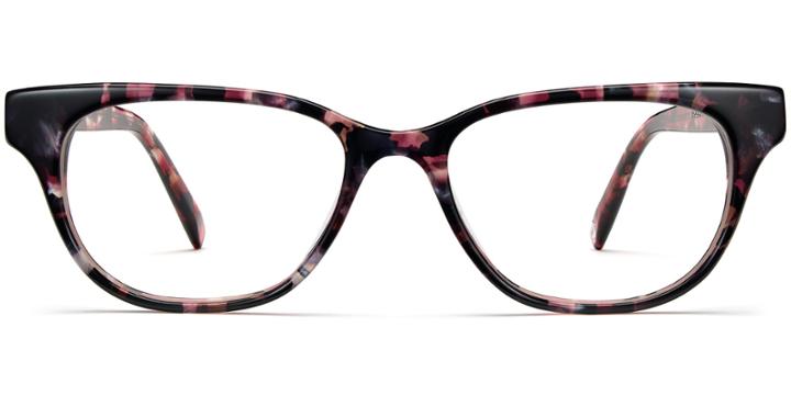 Rosemary F Eyeglasses In Violet Quartz Tortoise (rx)