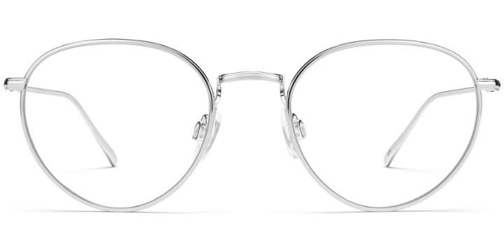 Ezra M Eyelgasses In Burnished Silver (readers)