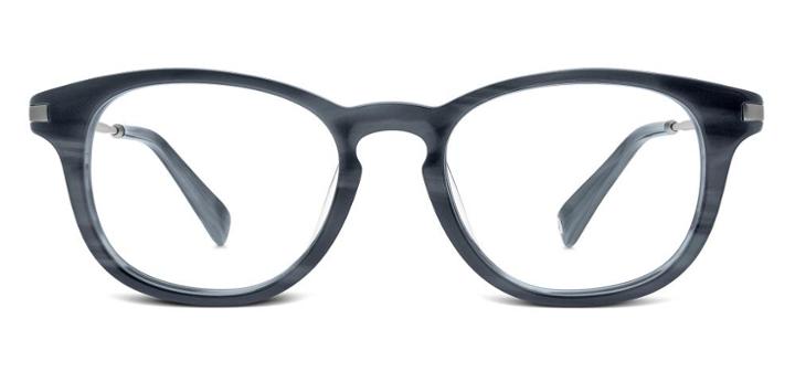 Warby Parker Eyeglasses - Chandler-ti In Striped Pacific