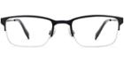 Caldwell Wide (updated) M Eyeglasses In Carbon (rx)