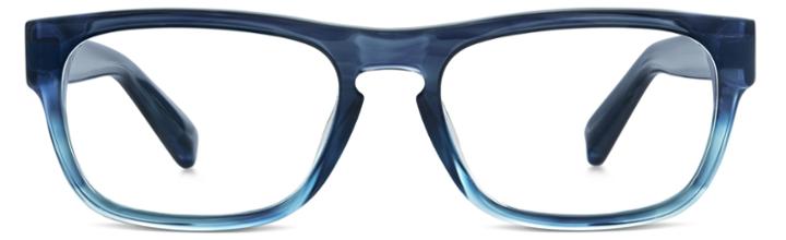 Warby Parker Eyeglasses - Roosevelt In Blue Slate Fade